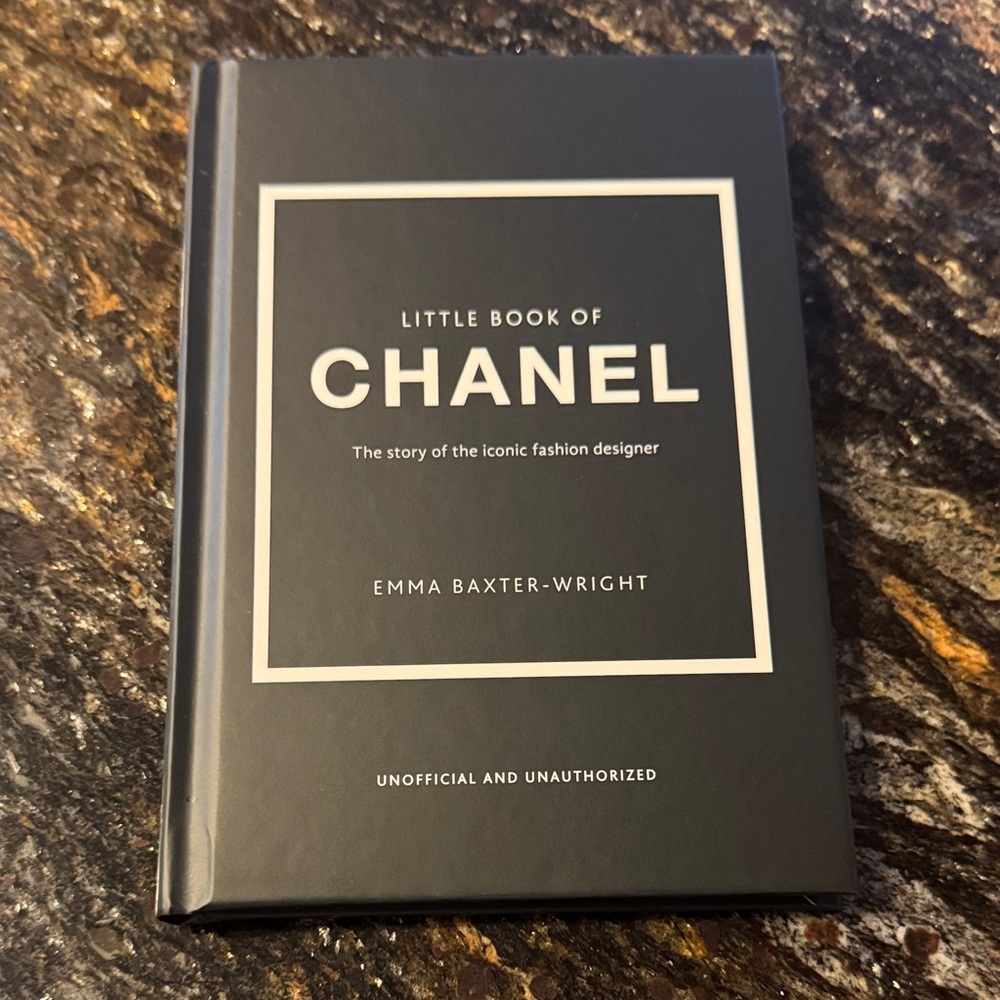 CHANEL Black Hardcover Book